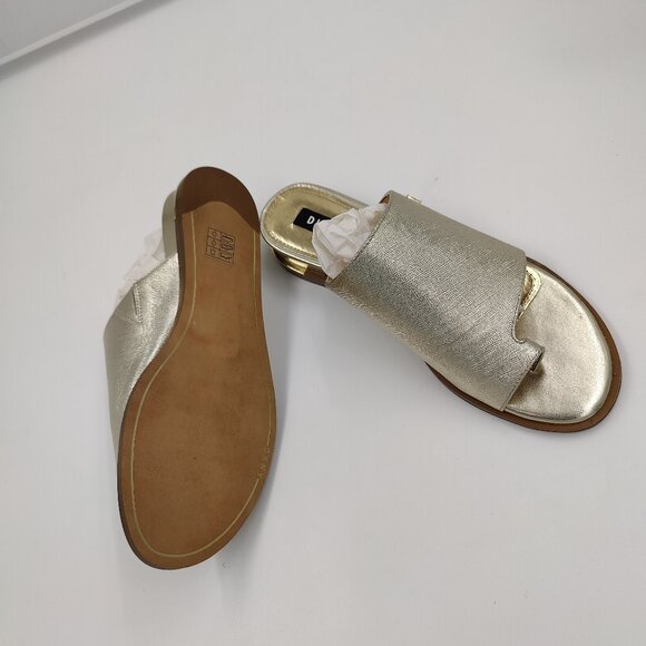 DKNY Daz Sandals Women's Size 8.5, Gold - Picture 5 of 8